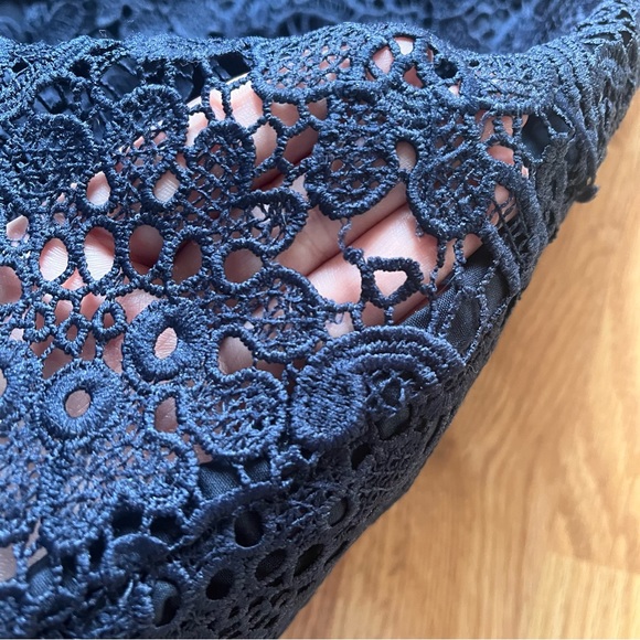 Joe Fresh - Navy Blue Lace Pencil Skirt - Picture 3 of 5